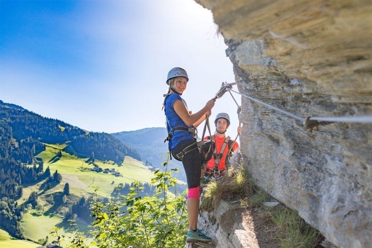 Klettern Sommerurlaub Wagrain 1